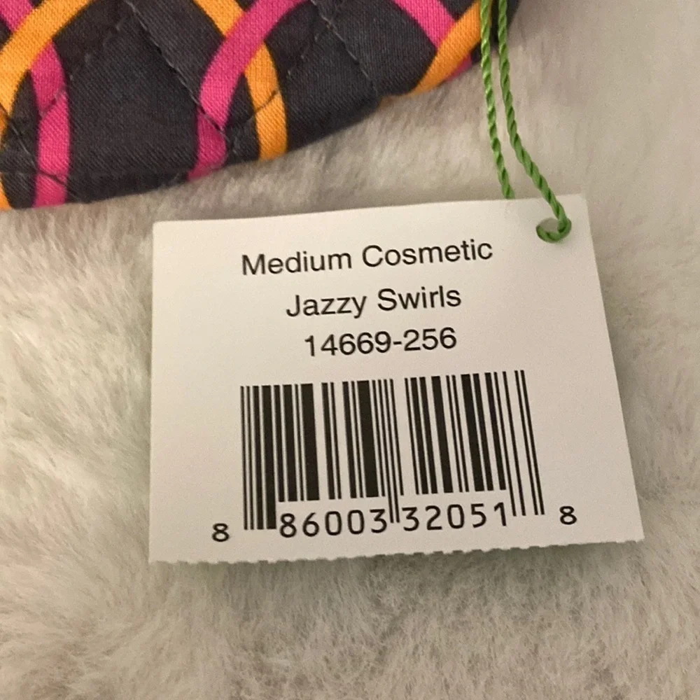 Vera Bradley Medium Cosmetic Jazzy Swirls Bag